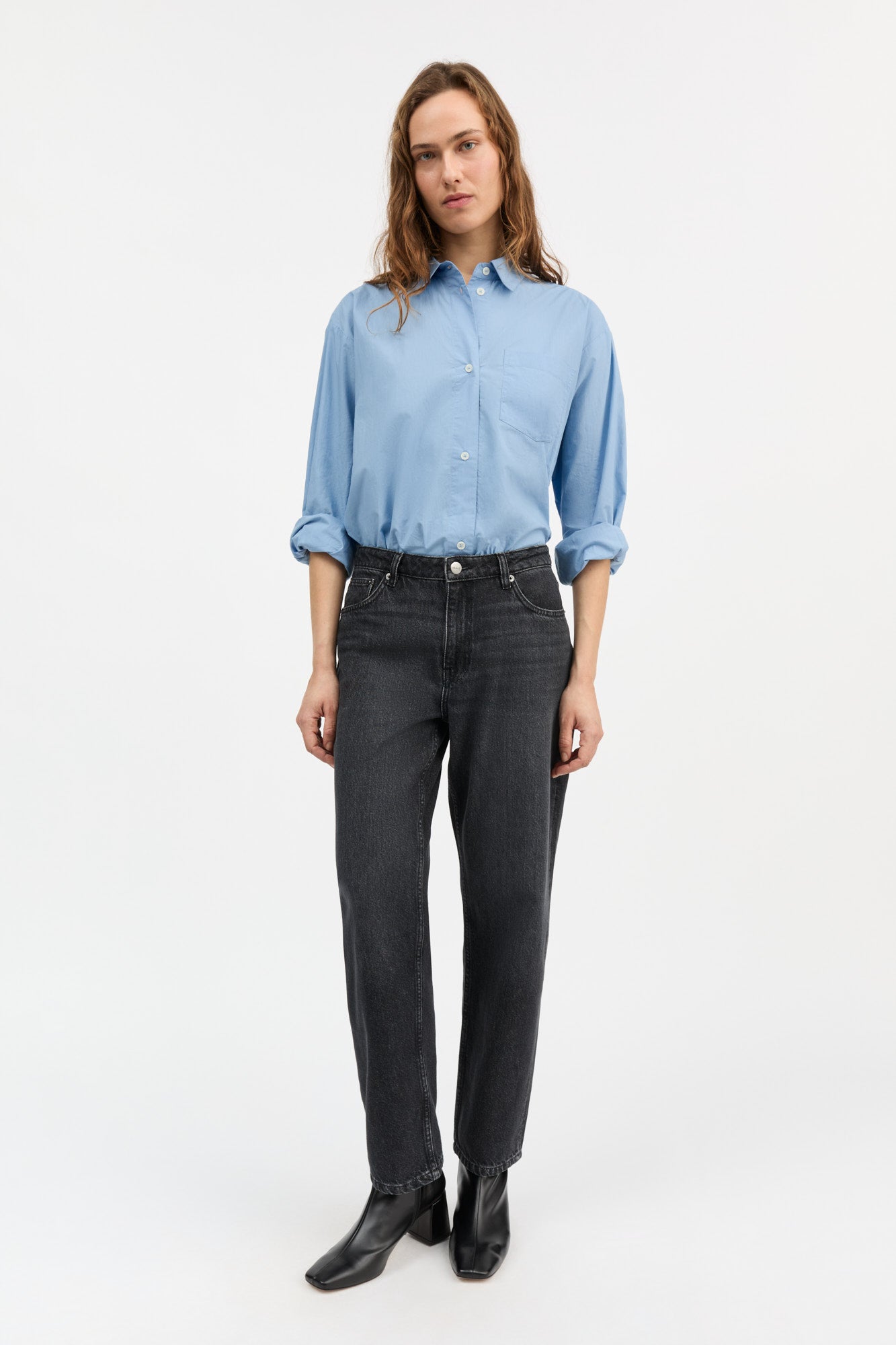 Skall Studio Allison cropped jeans Jeans Vintage washed black